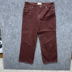 Dear John wide leg jeans‎ women's size 31 burgundy 31x29